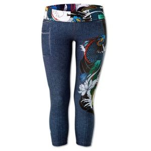 INKnBURN ‘Dragon’s Gate’ Capris